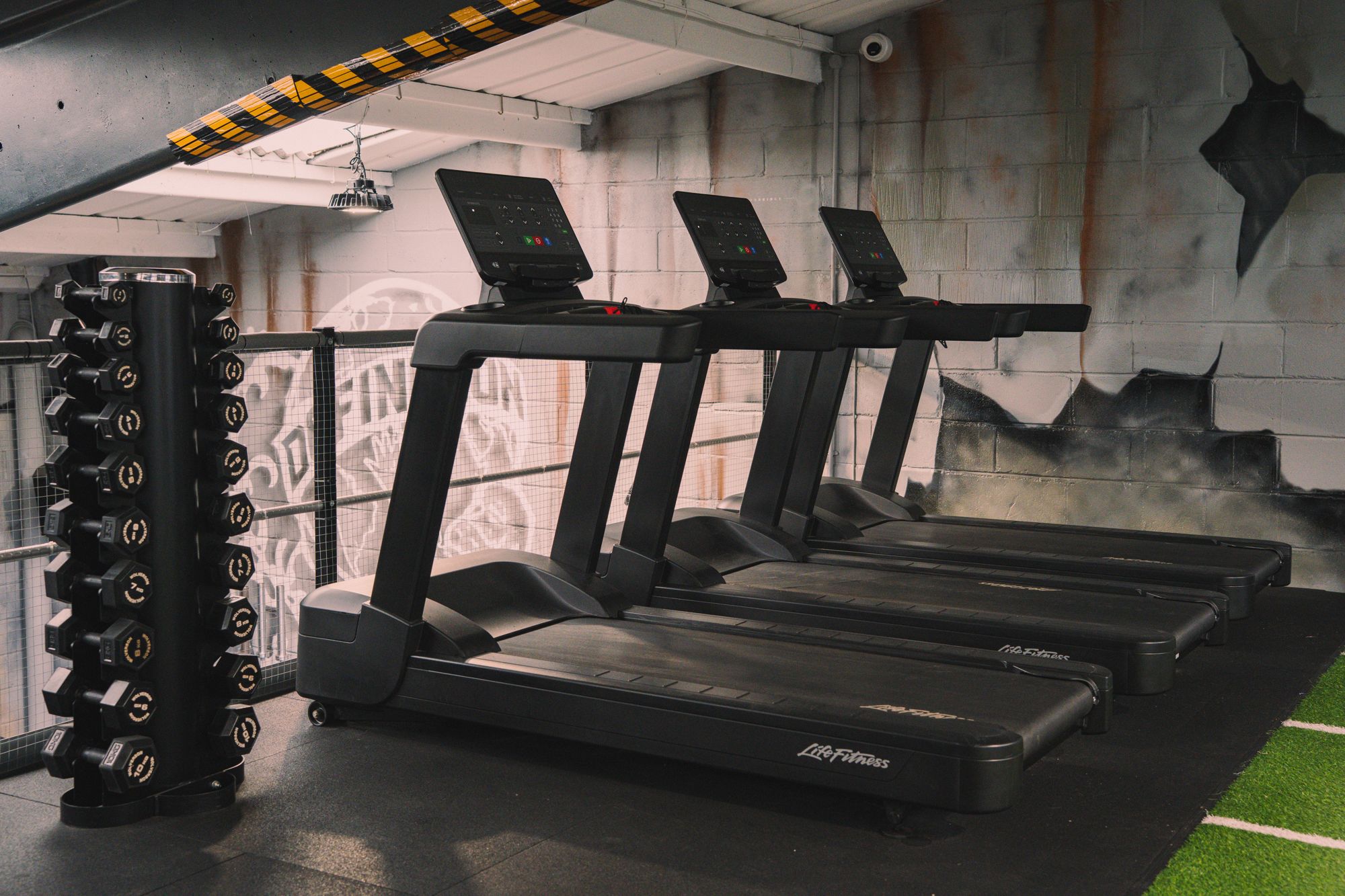 Machines and cardio row